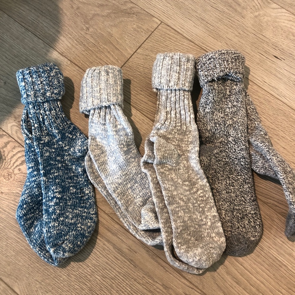 J Crew Socks, 4 sets